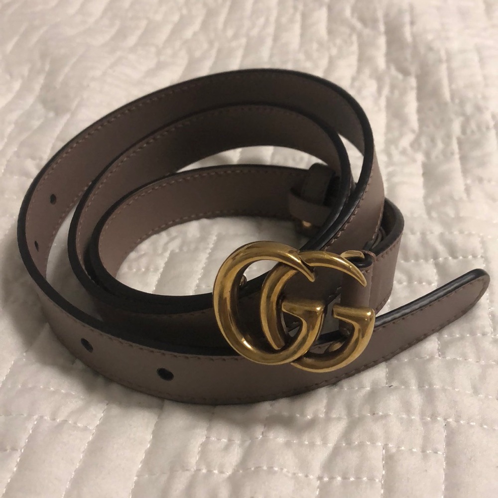 Gucci Marmont Skinny Belt